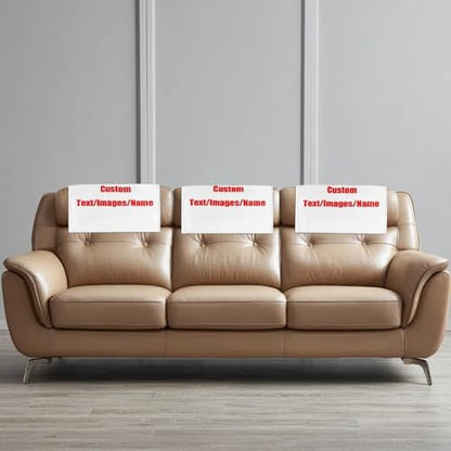 Custom Your Own Image Headrest Recliner Protector Personality for Recliner Sofa Couch Loveseat Headrest Cover Hoursewarming Gifts for Friends, 2 Packs - color: A-custom