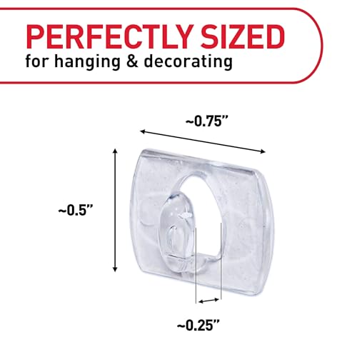 Command Clear Indoor Mini Light Clips Value Pack, 45 Clips, 54 Strips, Damage-Free String Light Hangers for Home, Room, Wall, Office, and Dorm Decor, Great for Cable Management, Holds up to 0.3 lb - style: 45 Clips