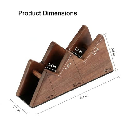Solid Wood Controller Stand - Dual Gaming Controller Holder for Desk, Fits Xbox Series X/S, Xbox One, PS5, Switch Pro - Gamer Gift for Men