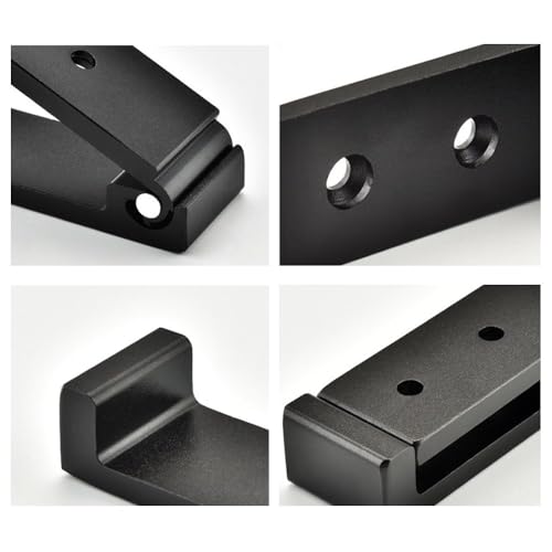 Aluminum Alloy Clothes Hook Coat Rack Single Hook Foldable Wall Mounted on The Wall & Door Set of 7, Black. - color: Black, size: 7 PCS