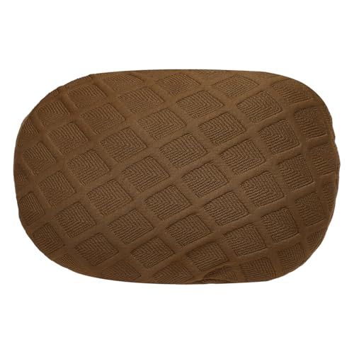 uxcell Office Chair Pillow Cover, Office Chair Headrest Attachment Mesh Removable Headrest Protector for Home Desk Computer Chairs, Brown - color: Brown