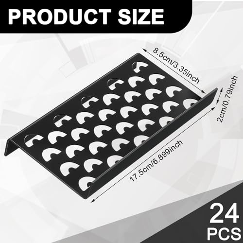 Yalikop 24 Pcs Trading Card Risers for Display Case Acrylic Modular Display Risers for Cardshow Vendor Sport Card Board Game(Semicircle) - style: Semicircle