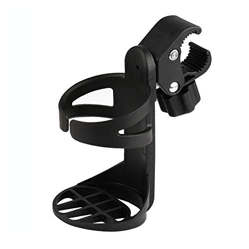 Accmor Stroller Cup Holder, Universal Cup Holder for Uppababy, Nuna, Doona Strollers, Large Bottles 360 ° Rotatable Bottle Holder for Stroller, Wheelchair, Walker, Scooter
