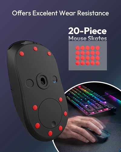Tempered Glass Gaming Mouse Pad, Micro-Etched Ultra-Smooth Surface, Hard Mouse Pad for Fast Glide, Precision Tracking, Speed & Control, Non-Slip Base, 16.1" x 12.2" - color: Blue