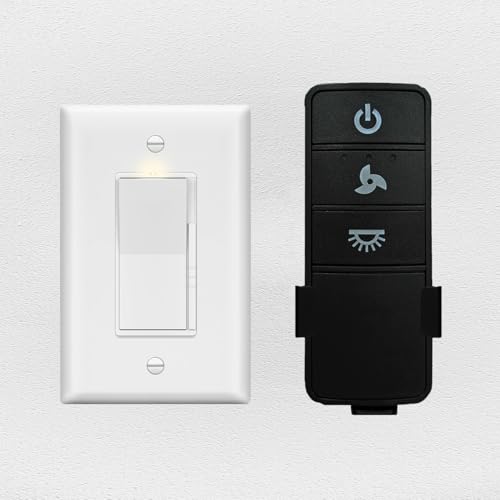 TX028C-S Ceiling Fan Remote Wall Mount Holder for Hampton Bay | Suitable for Home Decorators Collection Remote A25-TX028C-S, KUJCE10318/TR222A, KUJCE10316, TX028/TX028C - Holder Only