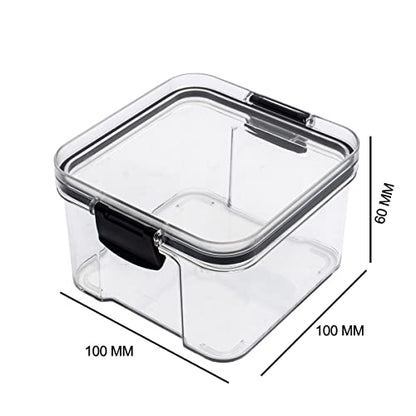 3 pcs Keyboard Switch Container, Switches Storage Box, Keycaps Container, Mechanical Keyboard Switches Can Transparent Plastic Sealed - color: 460ml-3pcs