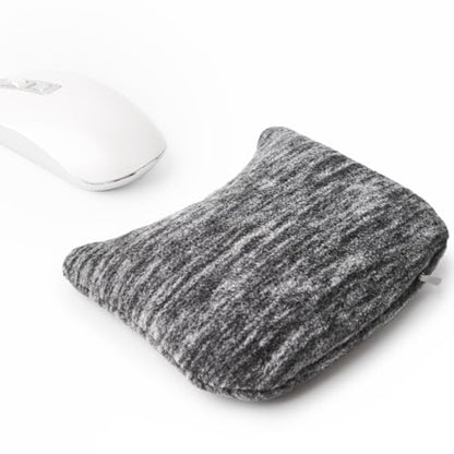 Large Mouse Wrist Rest Bean Bag, Ergonomic Mouse Support Pad Filled Ergo Beads for Computer, Laptop, PC Gaming (Dark Gray) - color: Dark Gray