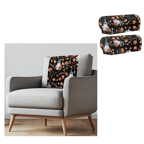 Sofa Headrest Armrest Cover Set Non Slip Sofa Covers Furniture Slipcovers Soft Breathable Couch Headrest Protector Fade Resistant Print Head Protector Covers Floral - color: Floral