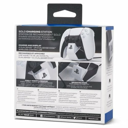 PowerA Solo Charging Station for DualSense Wireless Controllers - White - style: Solo Charging