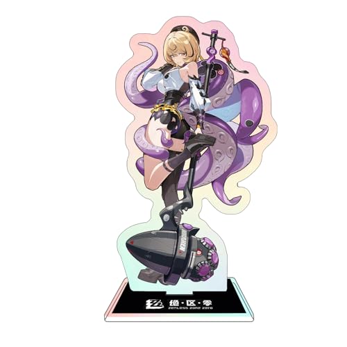 Rainteam Zenless Zone Zero Characters Acrylic Stand Figure,Colorful and Exquisite Character Design for Game Fans' Collection (Yidhari) - color: Yidhari