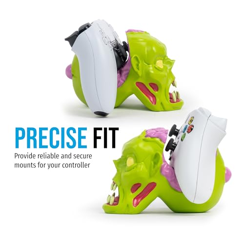 Glistco Zombie Head Controller Stand - Controller Holder Figure, Gaming Controller Accessories, Zombie Collectible Home Decor for Desktop, Compatible with PS5 DualSense & Xbox controllers