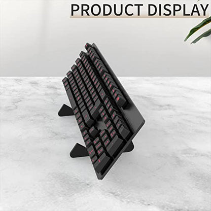 Black Keyboard Stands 1-Tier, Mechanical Keyboard Acrylic Display Stand, Holder Stand for Gaming Keyboards - color: Black