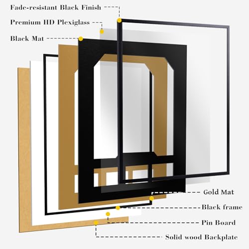 Aluminum Jersey Display Frame Case Large Shadow Box Jersey Frame with Photo Slots 98% UV Protection Clear Acrylic for Football, Hockey, Basketball, Baseball Shirt Ideal Gift for Sports Fans - color: Jersey Frame 9