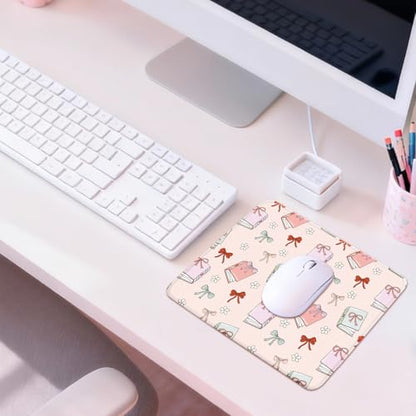 Mouse Pad for Desk with Stitched Edge, Premium Cute Washable Mouse Pads. Computer Mousepad with Non-Slip Rubber Base, Mousepads for Laptop, 9.25x7.75x0.12 inch (Cozy Read) - color: Cozy Read