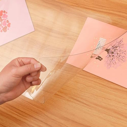 Medium Clear Vanity Mat, 23.6"x15.7", Makeup Desk Protector | Anti-Slip, Waterproof, Scratch Resistant, Safe Round Edge, Odorless, Easy Clean, Prevents Vanity Cosmetics & Pet Bowl stains - size: 23.6" x 15.7"