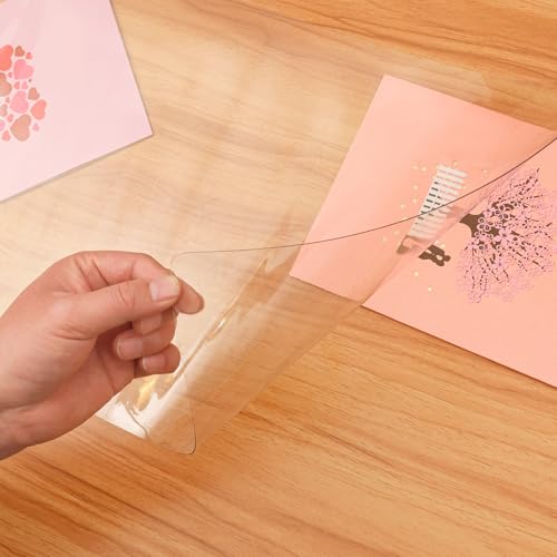Medium Clear Vanity Mat, 28"x16", Makeup Desk Protector | Anti-Slip, Waterproof, Scratch Resistant, Safe Round Edge, Odorless, Easy Clean, Prevents Vanity Cosmetics & Pet Bowl stains - size: 28" x 16"