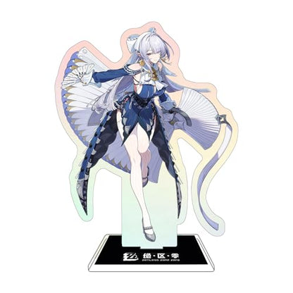 Rainteam Zenless Zone Zero Characters Acrylic Stand Figure,Colorful and Exquisite Character Design for Game Fans' Collection （Velina Airgid） - color: Velina Airgid