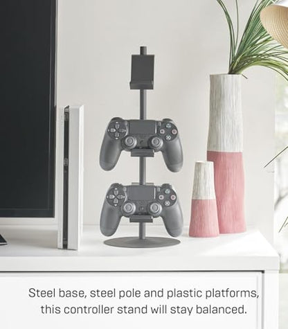 YAMAZAKI Home Smart Universal Adjustable Game Controller Stand/Controller Holder - Steel - color: Black