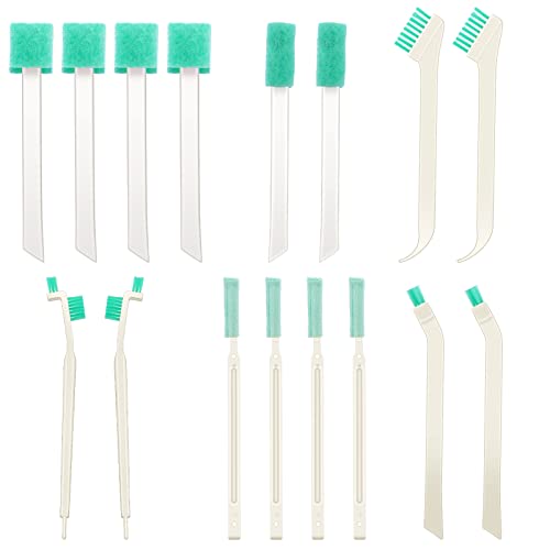 16 Pcs Small Household Cleaning Brushes, Deep Detail Crevice Cleaner Brush Crevice Cleaning Tool 8 in 1 Cleaner Brush for Small Holes Corner Space Keyboard Bottle Tile