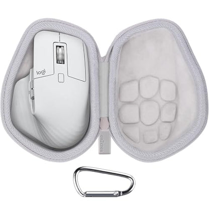 co2CREA Hard Case Replacement for Logitech MX Master 4 / MX Master 3 / Master 3S Advanced Wireless Mouse (Mid Grey Case) - color: Mid Grey Case, style: For Master 4/3S/3