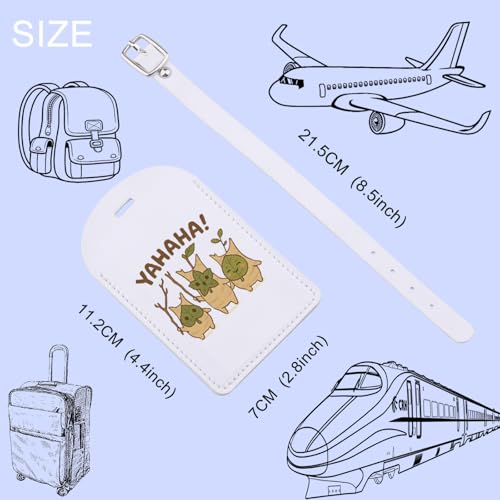 Yahaha Japanese Video Game Themed Gift Green Arboretum Plant Lover Gift Korok Forest Luggage Tag (Yahaha tag)