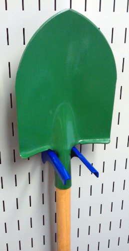 Wall Control 2in Slotted Metal Pegboard Hook, Blue, Heavy Duty, Rust Resistant, for Garage Tool Storage and Kitchen Organization - color: Blue