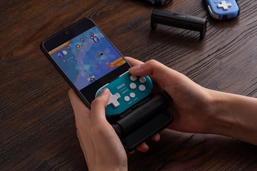 8Bitdo Zero 2 Bluetooth Gamepad Keychain Sized Mini Controller with Mobile Clip for Switch, Windows, Android (Pink Edition) - color: Pink
