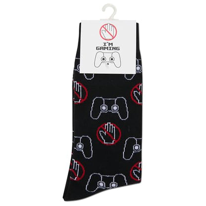 Funny Gaming Socks For Men, Hilarious Gaming Gift For Men, One Size 8-13
