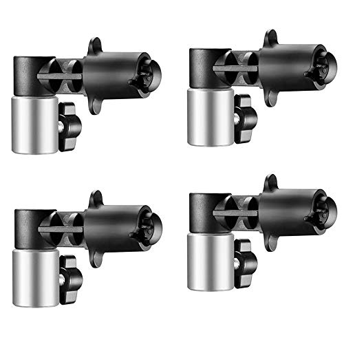 Selens Reflector Holder Clips Collapsible Backdrop Holder 4 Pieces Photography Clamp for Photo Studio Light Stand Adapter, Reflector Disc Holder Clip Photography Pop Up Backdrop Clamp Durable Clip - size: 4PACK