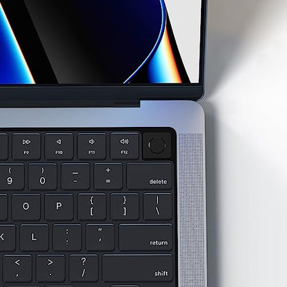 Soonjet Premium Keyboard Cover Protector, Ultra Thin Keyboard Skin for 2026 2025-2021 M5/M4/M3/M2/M1 Pro/Max MacBook Pro 14/16, M5-M2 MacBook Air 13/15, US ANSI Layout - color: Translucent Tinted