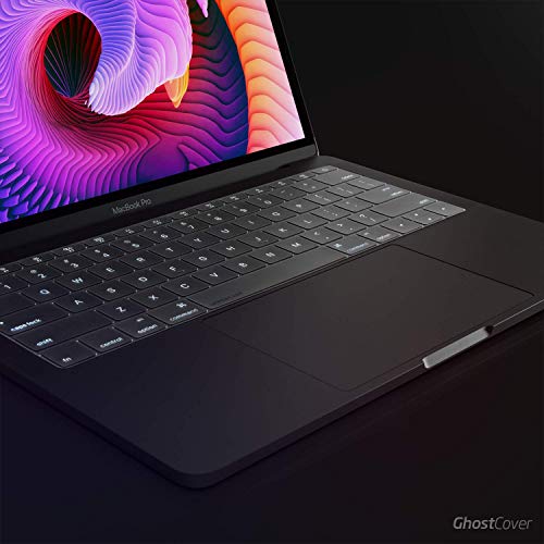 UPPERCASE GhostCover® Premium Ultra Thin Keyboard Cover Protector Compatible with 2020 2021 2022 Intel or M1/M2-Based MacBook Pro 13" and 2019-2020 Intel-Based MacBook Pro 16" A2338 A2289 A2251 A2141
