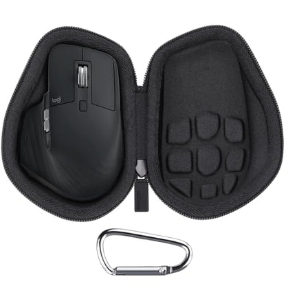 co2CREA Hard Case Replacement for Logitech MX Master 4 / MX Master 3 Master 3S Advanced Wireless Mouse (Graphite Black Case) - color: Graphite Black Case, style: For Master 4/3S/3