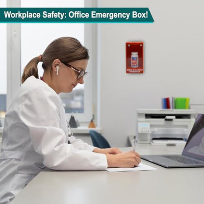 Break Glass in Case of Emergency Wall Display - Funny 3D Printed Decor for Home, Office, Game Room, Dorm