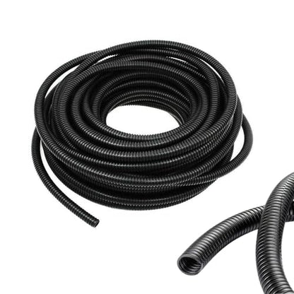 1/4 Inch Wire Loom Split Tubing - 16.5ft Cord Protector Electric Wires Covers, Automotive Wire Flexible Conduit, Plastic Wire Cover - size: 1/4"-16.5ft