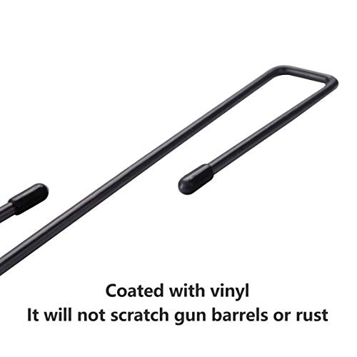 Adoreal 10 PCS Gun Rack, Pistol Rack for Gun Safe Shelf or Stack On Gun Cabinet, Gun Safe Accessory, Handgun Hanger Pistol Organizer for Display, Gifts for Hunters - style: 12 pack
