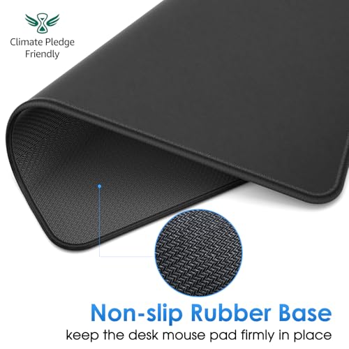 KTRIO 10 Pcs Mouse Pads, Larger Surface, Stitched Edges, 11 x 8.5 Inches | Smooth Cloth Surface for Precise Tracking, 3 mm Thickness, Stitched Edges, Non-Slip Rubber Base, Mousepads Bulk - size: 10 Pack (8.5" x 11")