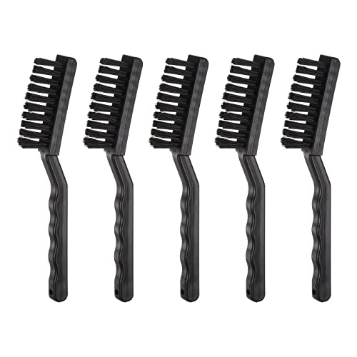 HARFINGTON 5pcs Anti-Static Cleaning Brush 18x60mm PV Plastic Conductive Bristles Anti Static ESD Brushes for Clean PCB Laptop Keyboard Fan and Other Electronic Devices