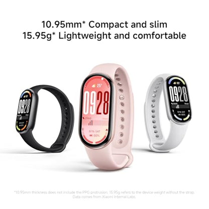 XIAOMI Mi Smart Band 10 (2025) Global Version - 1.72" AMOLED Display | 21 Days Battery Life | Touchscreen, Multi-Sport Tracker, Activity Tracker, Heart Rate Monitor | BT5.4 - (Mystic Rose) - color: Mystic Rose