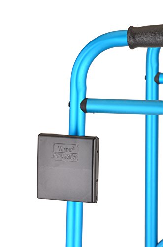 NOVA Cup Holder for Walker, Rollator, Transport Chair, Wheelchairs – Universal Fit on Round Tube Only, Adjustable & Foldable Drink Holder (Pack of 2) - size: 1 Count (Pack of 2)