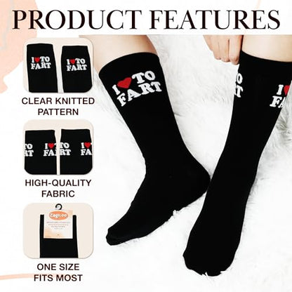 ZAGKOO Funny Socks for Men, Women - Stocking Stuffers for Men - color: Fart 1