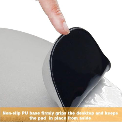 Office Mousepad with Gel Wrist Support - Ergonomic Gaming Desktop Mouse Pad Wrist Rest - Design Gamepad Mat Rubber Base for Laptop Computer (05Green) - color: 05Green