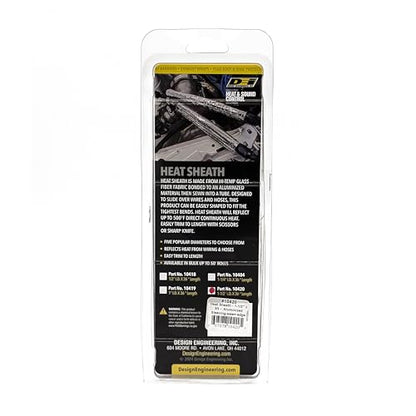 DEI Heat Sheath Aluminized Heat Sleeve 1-1/2" ID x 3 ft Heat Protection - size: 1-1/2" I.D.