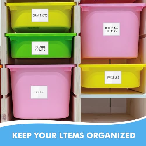 Chinco 30 Pcs Self Adhesive Pockets, Bin Labels for Storage Bins, Clear Pocket Label Sleeves, Plastic Index Card Holder with Top Open for Organizing Bins Box Drawer(4 x 3 Inch) - size: 4 x 3 Inches