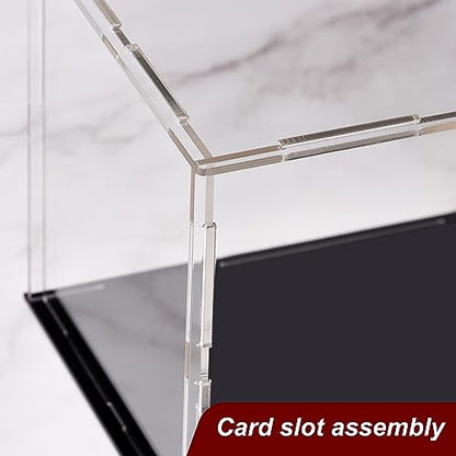 uxcell Acrylic Clear Display Case Box Dustproof Protection Showcase Cube Collectibles Show Box 11.8x3.9x3.9inch - size: 11.8x3.9x3.9inch