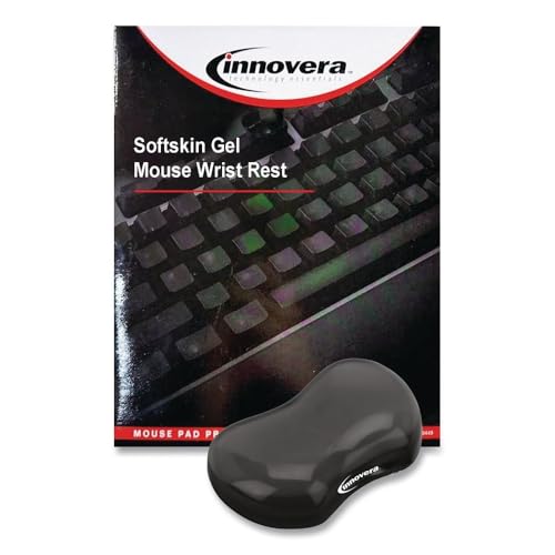 Innovera Softskin Gel Wrist Rest, Black