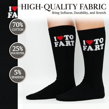 ZAGKOO Funny Socks for Men, Women - Stocking Stuffers for Men - color: Fart 1