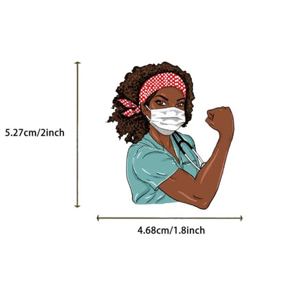 Nurse Stickers 100Pcs, Vinyl Waterproof Funny Nurse Decals for Decals Laptop Notebook Water Bottles Nurses Week Appreciation Gifts Bulk Nursing School White Angels Accessories - style: Nurse Stickers