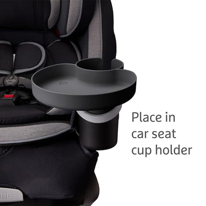 Munchkin® Carseat Tray - Toddler Travel & Road Trip Accessory for Mess-Free Snacking in The Car, Grey (Pack of 2) - color: Gris