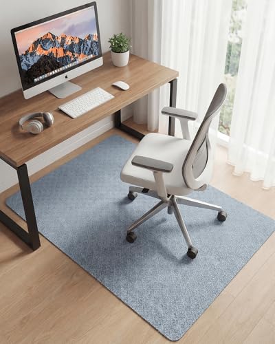 Carvapet Office Chair Mat for Hardwood Floor, 36x48 Inch Heavy Duty Floor Protector, Non Slip Desk Chair Mat for Rolling Computer Gaming Chairs, Easy to Clean Greek Key Pattern - color: Greek Key Pattern