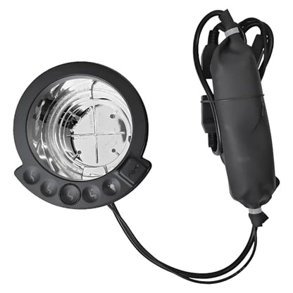 ICH R2ULBL 02 Theater Cup Holder for Raffel Systems | with USB and Light 5 Button control 2 Motors can replace ICH R2ULBL 01 1x 5 Pin Male Connector 1x Female Barrel Connection - size: ICH-R2ULBL-02